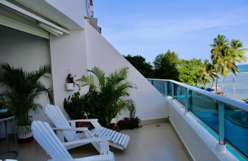 Juan Dolio - El Pueblo Apartment | LasOlasTower-JuanDolio-2Br-3Bds-7Px-WiFi-HugeTerrace-SeaView
