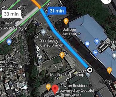 Taguig Apartment | Lawton Residences Studio Room 2B