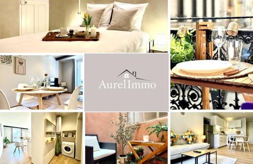 Orange Apartment | Le Cosy Bruey - Appartement Confort - Centre Historique - Balcon