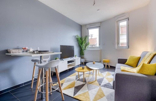 Troyes Apartment | Le Funky - 5' centre ville - Entrée autonome - Bein - Shopping - Wifi - Netflix - Nigloland