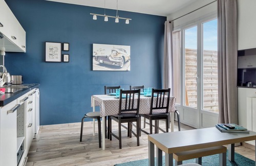 Dieppe Apartment | Le Léon Gambetta, appartement avec terrasse vue mer