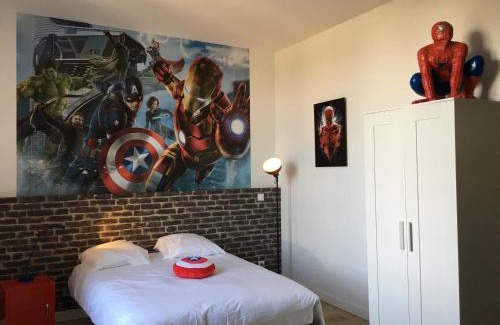 Centre Ville Apartment | Le Marvel centre la Brèche wifi vue jardin