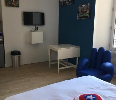 Centre Ville Apartment | Le Marvel centre la Brèche wifi vue jardin