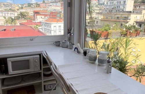 Chiaia Apartment | Le terrazze di Chiaia is a charming penthouse with two large panoramic terraces