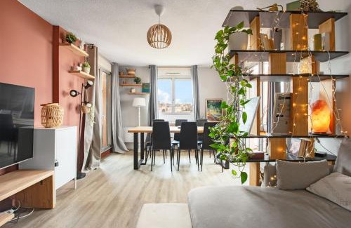 Minimes - Barriere de Paris Apartment | Les terrasses illuminées - T3 avec parking gratuit