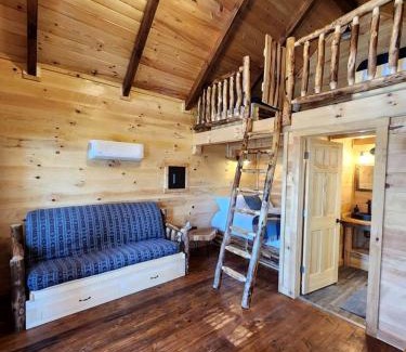 Scio House | Lofted Cabin Wonderful for Outdoor Adventures in Ohio