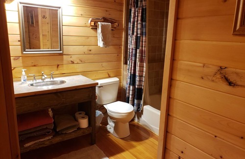 Hayward Cabin | Log Home in the NATIONAL FOREST. ATV/SNOWMOBILE TRAIL CROSS OUR PROPERTY