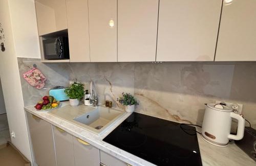 Ostroleka Apartment | Lotus Apartments Impero oddzielna kuchnia 2 pokoje garaż