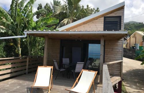 L'Etang-Sale Cabin | Lounge des hauts, 3 maisons à L'étang-Salé avec vue sur l'Océan indien et la forêt