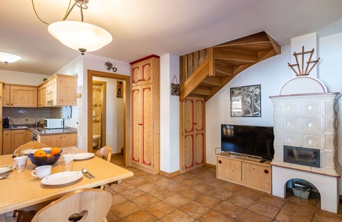 Campitello di Fassa Apartment | Lovely apartment for 6 guests with TV and balcony
