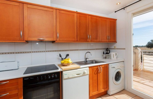 San Jorge Apartment | Lovely apartment for 4 guests with pool, A/C, WIFI, TV, terrace, pets allowed and parking