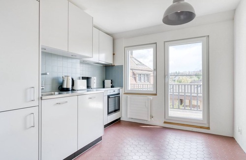 District 8 Apartment | Lovely Mühlebach 2.5 Room 2 mins walk to market, by Blueground