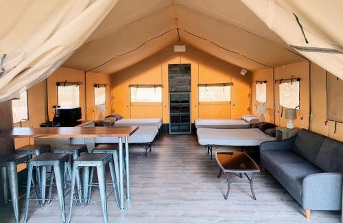 Fentress Other | Lovely Safari Tent with River Access, Fire Pit and Barbecue in Staples, Texas