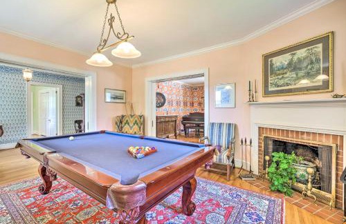 Jonesville House | Lush Elkin Home with Porch Views and Pool Table