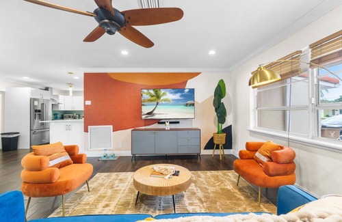 Deerfield Beach House | Luxe Villa Oasis: Salt Pool, BBQ, Hot Tub, Premium Amenities!