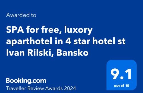 Kvartal Noviya Grad Apartment | Luxory aparthotel in 4 star SPA hotel st Ivan Rilski, Bansko