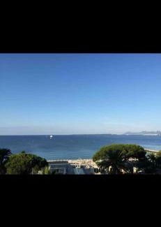Juan-les-Pins Apartment | Luxurious large 2 rooms with panoramic sea view, AC