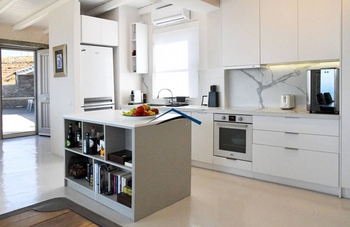 Korissia Villa | Luxurious villa with a swimming pool, sea and sunset view