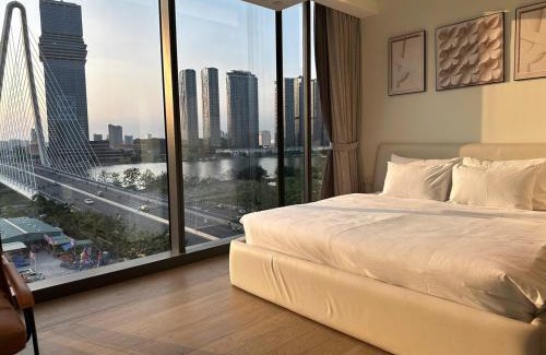 Thu Thiem Apartment | Luxury 3BR Riverside Opulence - Panoramic CBD D1