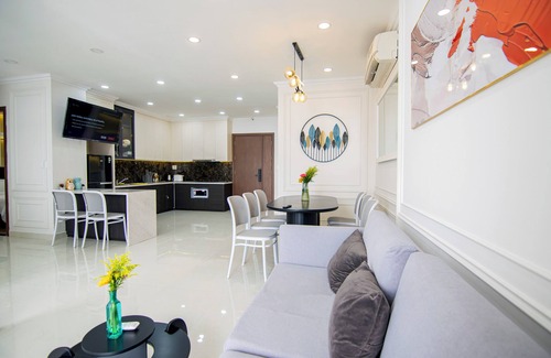 District 1 Apartment | Luxury #Grand-Riverside 4BR #Pool#Netflix#Buivien#D4#Center#D1