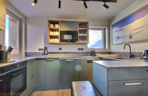 Plagne Soleil Ski Chalet | Luxury Renovated Chalet with High-End Amenities in La Plagne, Ski-In/Ski-Out Access