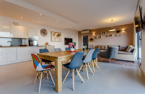 Kastel Stari Villa | Luxury spacious private villa on Kozjak hill overlooking dalmatian archipelago