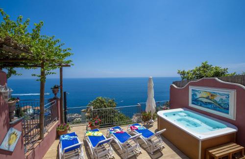 Praiano Villa | Luxury Villa Soleluna con jacuzzi