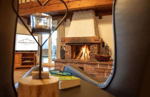 Grossgmain House | Luxus Ferienhaus Salzburg Chalet mit Pool, Sauna, Whirlpool, Kamin