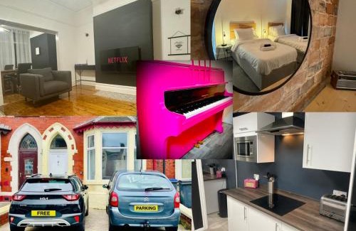 Blackpool Town Center House | Magenta Melodies, 5 Bedroom House