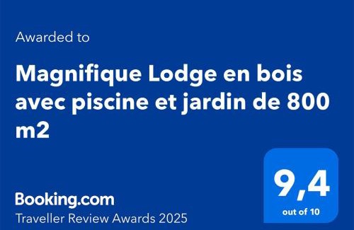 Le Lamentin Villa | Magnifique Lodge en bois avec piscine et jardin de 800 m2
