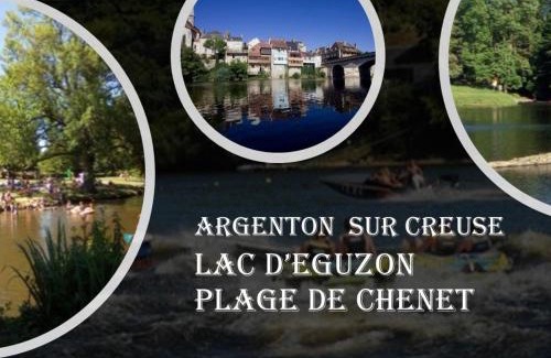 Le Menoux House | Maison de charme avec piscine, proche de la Creuse et attractions touristiques - FR-1-591-62