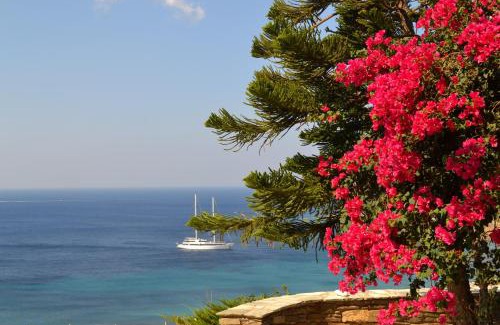 Agios Sostis House | Maison Simone with private heated infinity pool & spectacular sea view