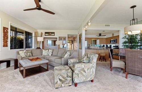 Wailea Condo | Makena Surf F104 - Oceanfront 3BR w/AC, Panoramic Views & Beach Access