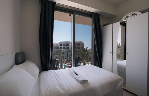 Sidi Abd El-Rahman Apartment | Marassi Laya 2br, Pool Views