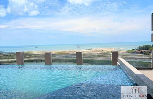 Taman Melaka Raya Apartment | Melaka town {Imperio Studio} Pool-view/4pax/bathub