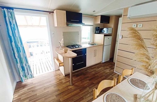 Lunel House | Mobile Home 28 m2, air-conditioned, quiet for 4 people 🌞