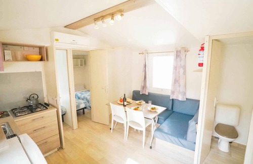 Caorle House | Mobilehome with air conditioning, terrace and pool