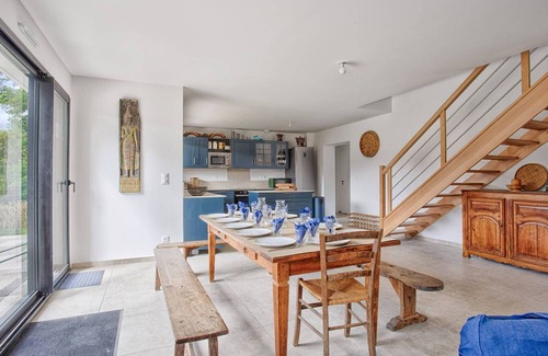 Merville-Franceville-Plage House | Modern and Spacious House 50m from the Beach for 12 people