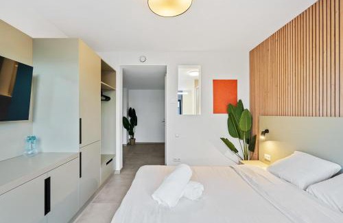 Cessange Apartment | Modern Comfort near Cloche d Or Queen Bed & Balcony
