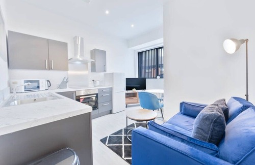Brierley Hill Apartment | Modern & Cosy 1 Bedroom Budget Apartment in Dudley