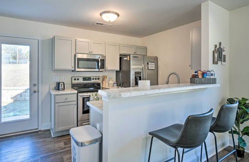 Easley House | Modern Easley Townhome - Walkable Location!