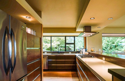 Inglewood-Finn Hill Villa | Modern home in wooded area with views of Lake Washington