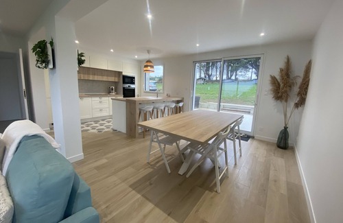 Kerlouet House | Modern house with garden, Sea view, SPA, Direct access GR34, Beach at 100 m