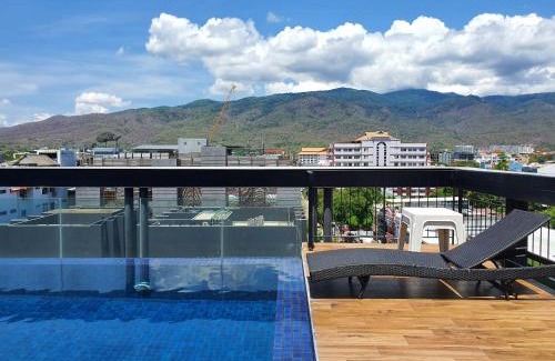 Nimman Apartment | Modern loft room& Rooftop pool at Nimman 603NM
