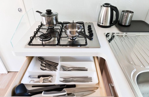 Lido Adriano House | Modern mobile home in Marina 3 campings included, 3 bedrooms, 2 bathrooms, beach