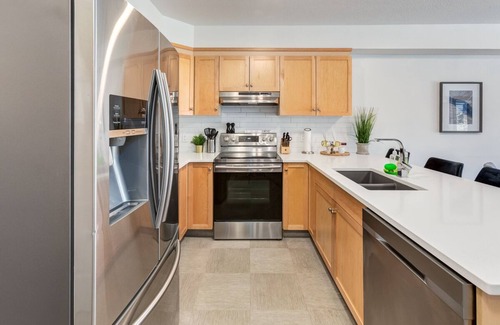 Canmore Condo | Modern Mountain View Condo in Prime Central Location: Bliss at Canmore Crossing!