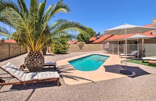 Alta Mesa Community Association House | Modern Oasis w/ Heated Pool, Grill, & Fire Pit!