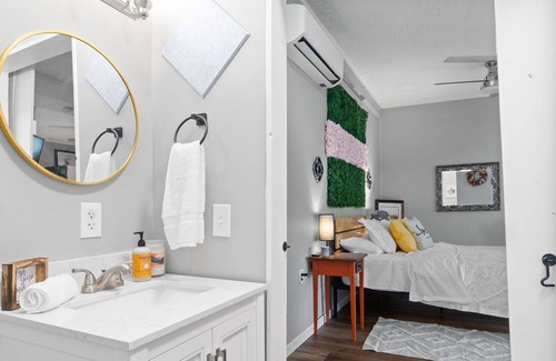 Clarksville House | Modern Romantic Barndominium with Hot Tub