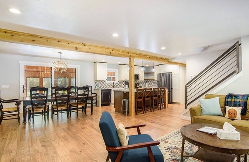 Macatawa House | Modern & Spacious Holland home with a hot tub, pool table, fire pit and more!