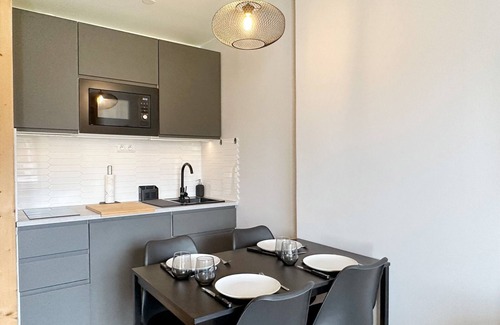 Samoens Apartment | Modern studio with balcony and parking, near Samoëns center